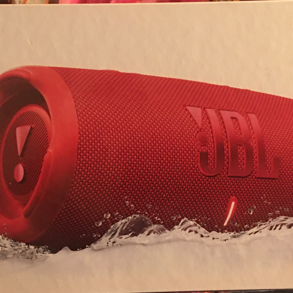 JBL Charge5 Bluetooth Speaker-RED